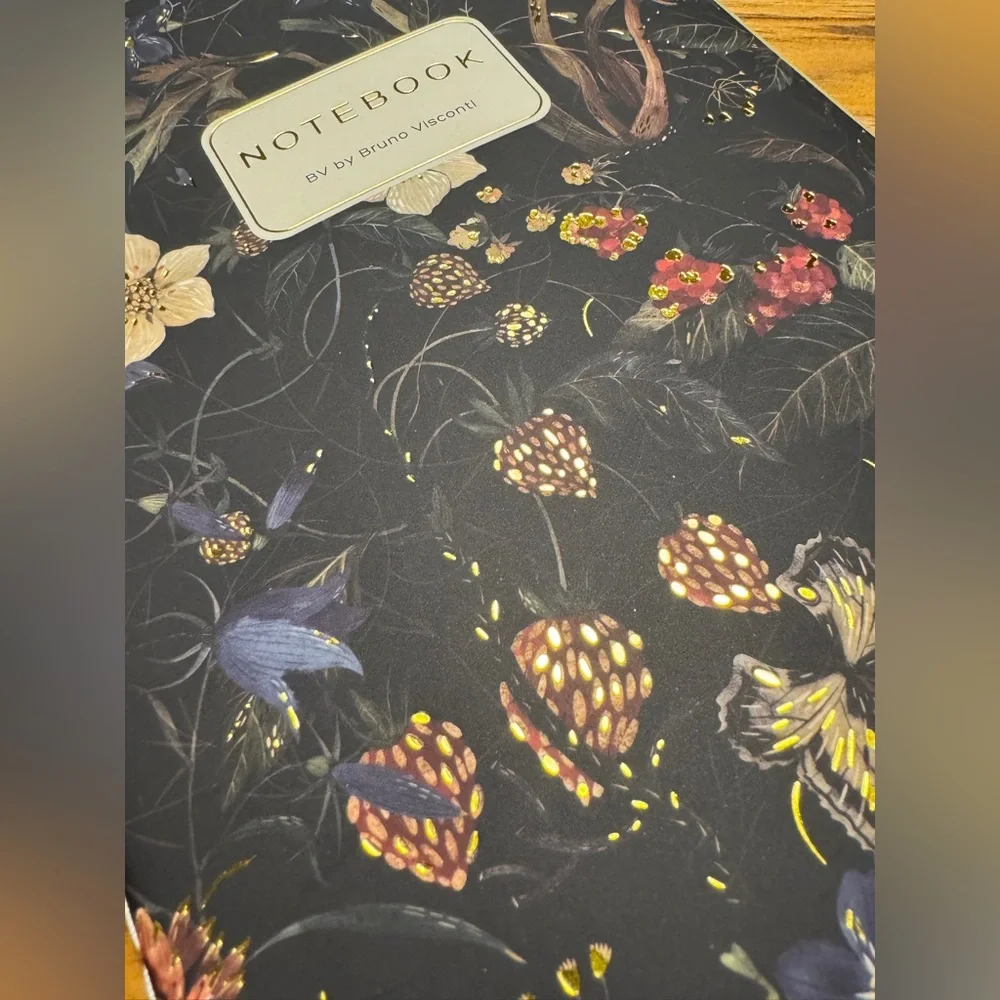 Bruno Visconti Soft Touch Forest Flowers Notebook Journal A5 NEW
